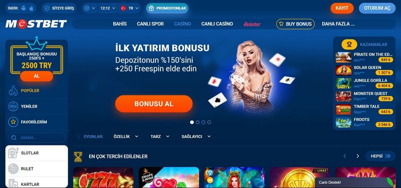 Mostbet: Çevrimiçi Bahis ve Çevrimiçi Casino PC Oyunları İçin Nihai Adresiniz