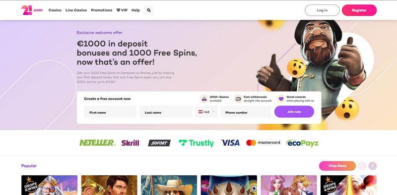 Testimonio de 21Casino 2026